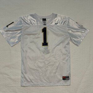 Nike Pitt University of Pittsburgh Youth Football Jersey #1 Size L 16/18 White